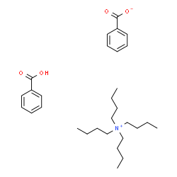 ChemSpider 2D Image | N,N,N-Tributyl-1-butanaminium benzoate - benzoic acid (1:1:1) | C30H47NO4
