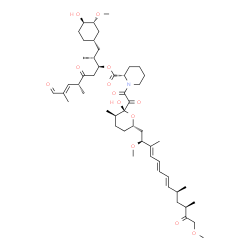 ChemSpider 2D Image | (2R,3S,6R,7E)-1-[(1S,3R,4R)-4-Hydroxy-3-methoxycyclohexyl]-2,6,8-trimethyl-5,9-dioxo-7-nonen-3-yl (2S)-1-[{(2R,3R,6S)-6-[(2S,3E,5E,7E,9S,11R)-2,13-dimethoxy-3,9,11-trimethyl-12-oxo-3,5,7-tridecatrien-
1-yl]-2-hydroxy-3-methyltetrahydro-2H-pyran-2-yl}(oxo)acetyl]-2-piperidinecarboxylate | C51H79NO13
