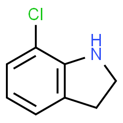 ChemSpider 2D Image | 7-Chloroindoline | C8H8ClN