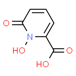 ChemSpider 2D Image | 1-Hydroxy-6-oxo-1,6-dihydro-2-pyridinecarboxylic acid | C6H5NO4
