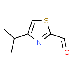 ChemSpider 2D Image | 4-isopropylthiazole-2-carbaldehyde | C7H9NOS