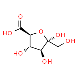ChemSpider 2D Image | alpha-D-fructuronic acid | C6H10O7