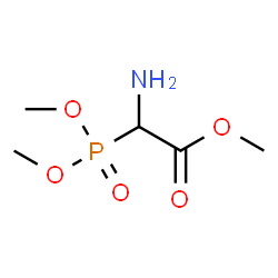 ChemSpider 2D Image | Methyl amino(dimethoxyphosphoryl)acetate | C5H12NO5P