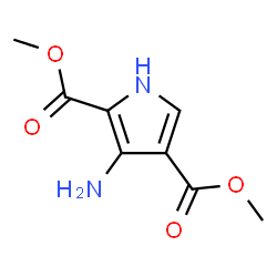 ChemSpider 2D Image | Dimethyl 3-Aminopyrrole-2,4-dicarboxylate | C8H10N2O4