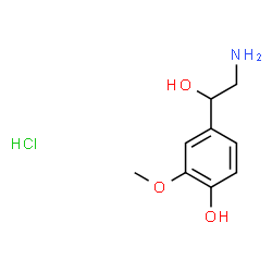 ChemSpider 2D Image | Normetanephrine HCl | C9H14ClNO3