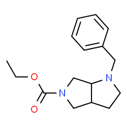ChemSpider 2D Image | Ethyl 1-benzylhexahydropyrrolo[3,4-b]pyrrole-5(1H)-carboxylate | C16H22N2O2