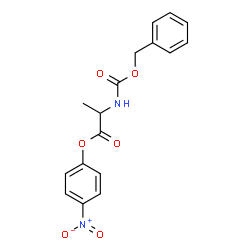 ChemSpider 2D Image | N-carbobenzoxyalanine 4-nitrophenyl ester | C17H16N2O6