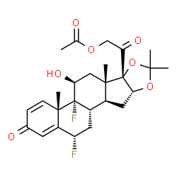 ChemSpider 2D Image | FLUOCINONIDE | C26H32F2O7