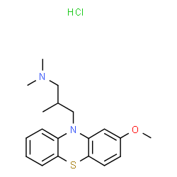 ChemSpider 2D Image | Levomepromazine HCl | C19H25ClN2OS