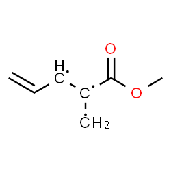 ChemSpider 2D Image | 4-(Methoxycarbonyl)-1-pentene-3,4,5-triyl | C7H9O2