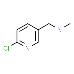 ChemSpider 2D Image | 6-chloro-N-methyl-3-pyridinemethanamine | C7H9ClN2