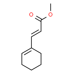 ChemSpider 2D Image | Methyl (2E)-3-(1-cyclohexen-1-yl)acrylate | C10H14O2