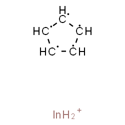 ChemSpider 2D Image | 1,2,3,4,5-Cyclopentanepentayl, indium salt (1:1) | C5H5In