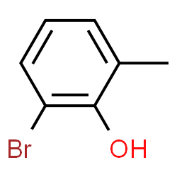 ChemSpider 2D Image | 6-Bromo-o-cresol | C7H7BrO