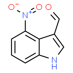 ChemSpider 2D Image | 3-Formyl-4-nitroindole | C9H6N2O3