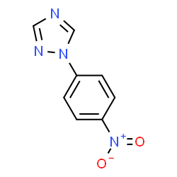 ChemSpider 2D Image | 1-(4-nitrophenyl)-1H-1,2,4-triazole | C8H6N4O2