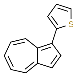 ChemSpider 2D Image | 2-(1-Azulenyl)thiophene | C14H10S
