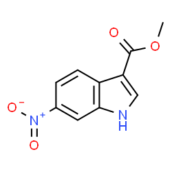 ChemSpider 2D Image | Methyl 6-nitro-1H-indole-3-carboxylate | C10H8N2O4