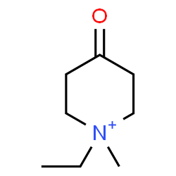 ChemSpider 2D Image | 1-Ethyl-1-methyl-4-oxopiperidinium | C8H16NO