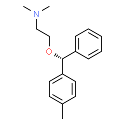 ChemSpider 2D Image | N,N-Dimethyl-2-[(R)-(4-methylphenyl)(phenyl)methoxy]ethanamine | C18H23NO