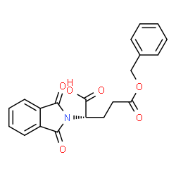 ChemSpider 2D Image | 5-Benzyl (S)-2-phthalimidoglutarate | C20H17NO6
