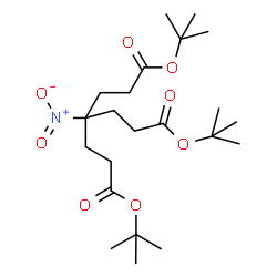 ChemSpider 2D Image | Di-tert-Butyl-4-nitro-4-(2-Boc ethyl)heptanedioate | C22H39NO8