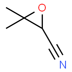 ChemSpider 2D Image | 3,3-Dimethyl-2-oxiranecarbonitrile | C5H7NO