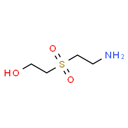 ChemSpider 2D Image | 2-[(2-Aminoethyl)sulfonyl]ethanol | C4H11NO3S