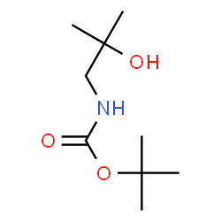 ChemSpider 2D Image | 1-Boc-amino-2-methyl-propan-2-ol | C9H19NO3