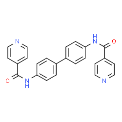 ChemSpider 2D Image | N,N'-4,4'-Biphenyldiyldiisonicotinamide | C24H18N4O2