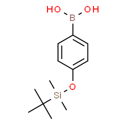 ChemSpider 2D Image | 4-(tert-Butyldimethylsiloxy)phenyl boronic acid | C12H21BO3Si