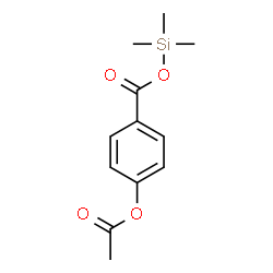 ChemSpider 2D Image | Trimethylsilyl 4-acetoxybenzoate | C12H16O4Si