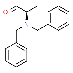ChemSpider 2D Image | (2R)-2-(Dibenzylamino)propanal | C17H19NO