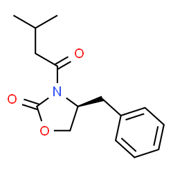 ChemSpider 2D Image | (4s)-4-benzyl-3-isovaleryloxazolidin-2-one | C15H19NO3