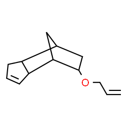 ChemSpider 2D Image | 9-(Allyloxy)tricyclo[5.2.1.0~2,6~]dec-3-ene | C13H18O
