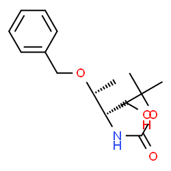 ChemSpider 2D Image | tert-Butyl [(2R,3R)-3-(benzyloxy)-1-hydroxybutan-2-yl]carbamate | C16H25NO4