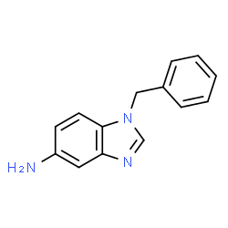 ChemSpider 2D Image | 1-benzyl-1,3-benzodiazol-5-amine | C14H13N3