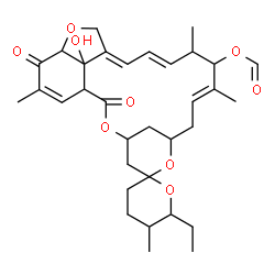 ChemSpider 2D Image | (10'E,14'E,16'E)-6-Ethyl-24'-hydroxy-5,11',13',22'-tetramethyl-2',21'-dioxo-3,4,5,6-tetrahydrospiro[pyran-2,6'-[3,7,19]trioxatetracyclo[15.6.1.1~4,8~.0~20,24~]pentacosa[10,14,16,22]tetraen]-12'-yl for
mate | C33H44O9