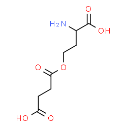 ChemSpider 2D Image | O-(3-Carboxypropanoyl)homoserine | C8H13NO6