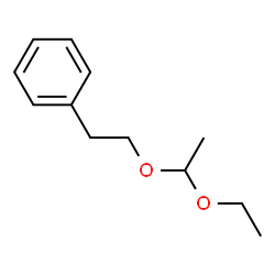 ChemSpider 2D Image | Ethyl phenethyl acetal | C12H18O2