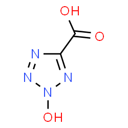 ChemSpider 2D Image | 2-Hydroxy-2H-tetrazole-5-carboxylic acid | C2H2N4O3