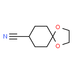 ChemSpider 2D Image | 1,4-Dioxaspiro[4.5]decane-8-carbonitrile | C9H13NO2