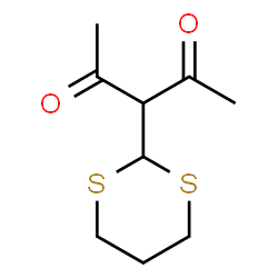 ChemSpider 2D Image | 3-(1,3-Dithian-2-yl)-2,4-pentanedione | C9H14O2S2