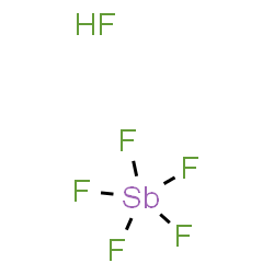 ChemSpider 2D Image | Fluoroantimonic acid | HF6Sb