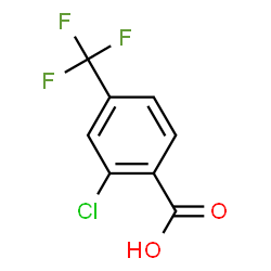 ChemSpider 2D Image | 2-Chloro-4-(trifluoromethyl)benzoic acid | C8H4ClF3O2