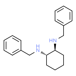 ChemSpider 2D Image | (1S,2S)-N,N'-Dibenzyl-1,2-cyclohexanediamine | C20H26N2