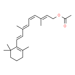 ChemSpider 2D Image | (11cis)-O~15~-Acetylretinol | C22H32O2
