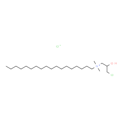 ChemSpider 2D Image | 3-Chloro-2-Hydroxypropylstearyldimethylammonium Chloride | C23H49Cl2NO