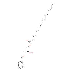 ChemSpider 2D Image | (2S)-3-(Benzyloxy)-2-hydroxypropyl palmitate | C26H44O4