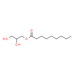 ChemSpider 2D Image | 2,3-Dihydroxypropyl nonanoate | C12H24O4